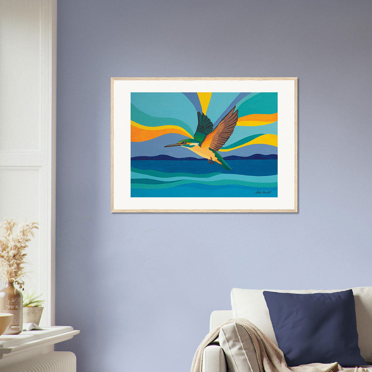 Wings of Wonder - Wooden Framed Print (Classic)