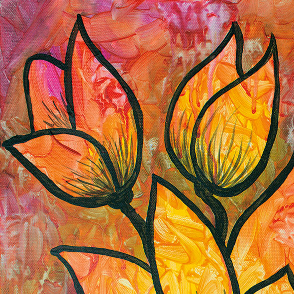 Melting Magnolia - Canvas