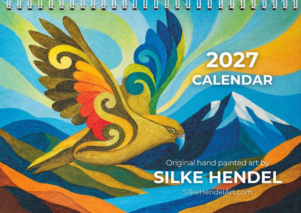 2027 Hand Painted Art Calendar by Silke Hendel PRE-ORDER