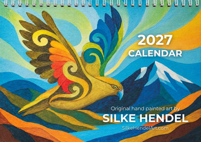 2027 Hand Painted Art Calendar by Silke Hendel PRE-ORDER