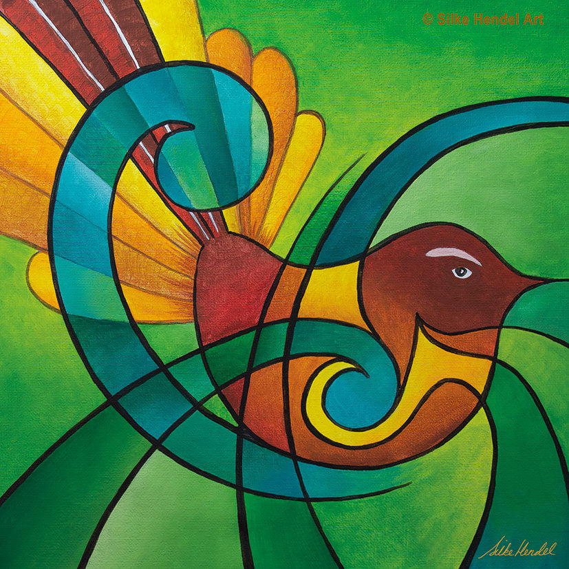 Dance of the Piwakawaka - Original Painting