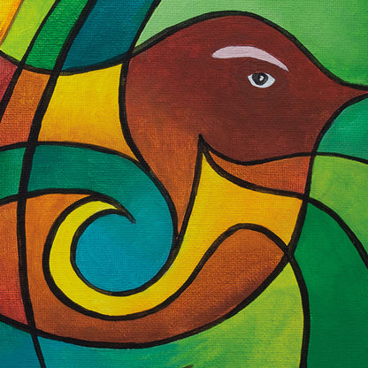 Dance of the Piwakawaka - Original Painting