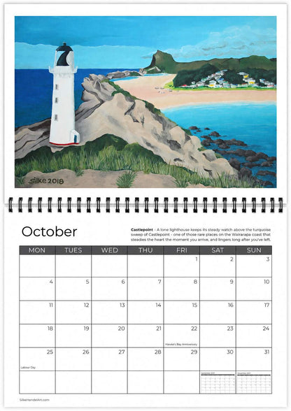 2027 Hand Painted Art Calendar by Silke Hendel PRE-ORDER